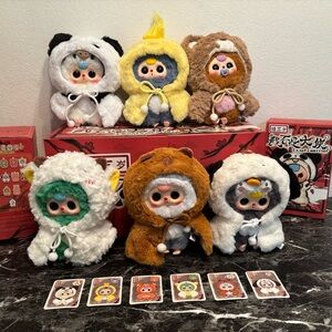 Baby Three I’m Not a Warrior plushies